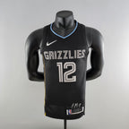 Camiseta NBA Memphis Grizzlies #12 Morant - Honor Edition Black