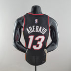 Camiseta NBA Miami Heat #13 Adebayo - 75° Cumpleaños Black