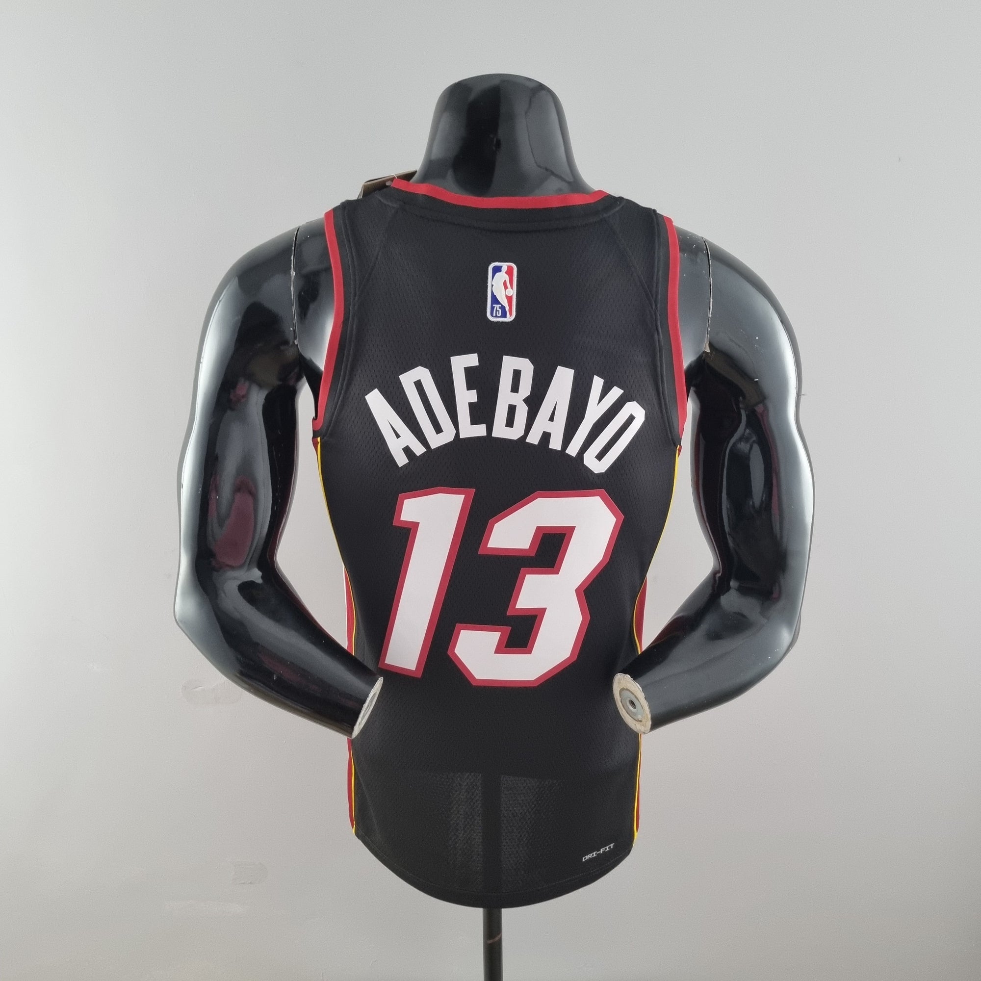 Camiseta NBA Miami Heat #13 Adebayo - 75° Cumpleaños Black