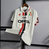 Camiseta Milan 95/96/97 Fora - (Retro)