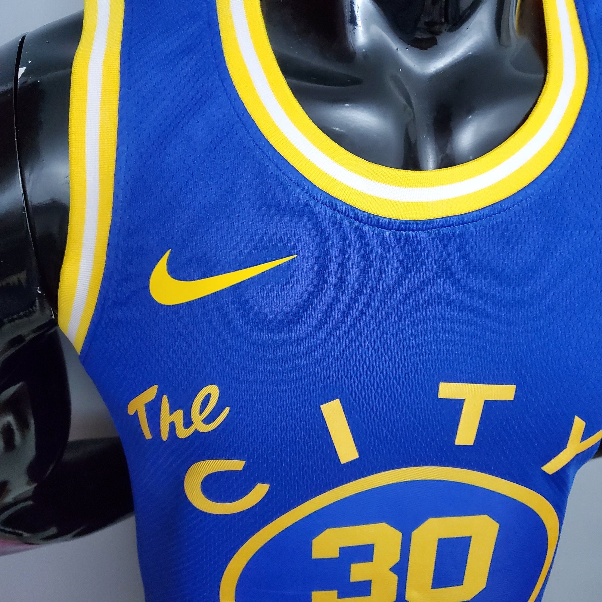 Camiseta NBA Golden State Warriors #30 Curry - Train Blue