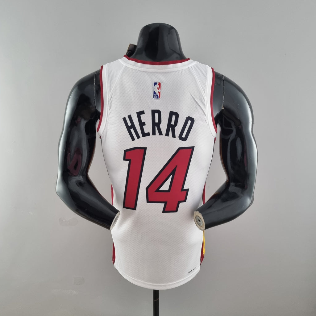 Camiseta NBA Miami Heat #14 Herro- 75° Cumpleaños White
