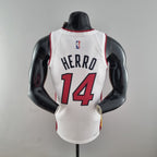 Camiseta NBA Miami Heat #14 Herro- 75° Cumpleaños White