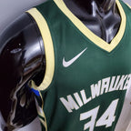 Camiseta NBA Milwalkee Bucks #34 Antetokounmpo - Fruit Green