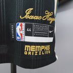 Camiseta NBA Memphis Grizzlies #12 Morant - City Edition Black