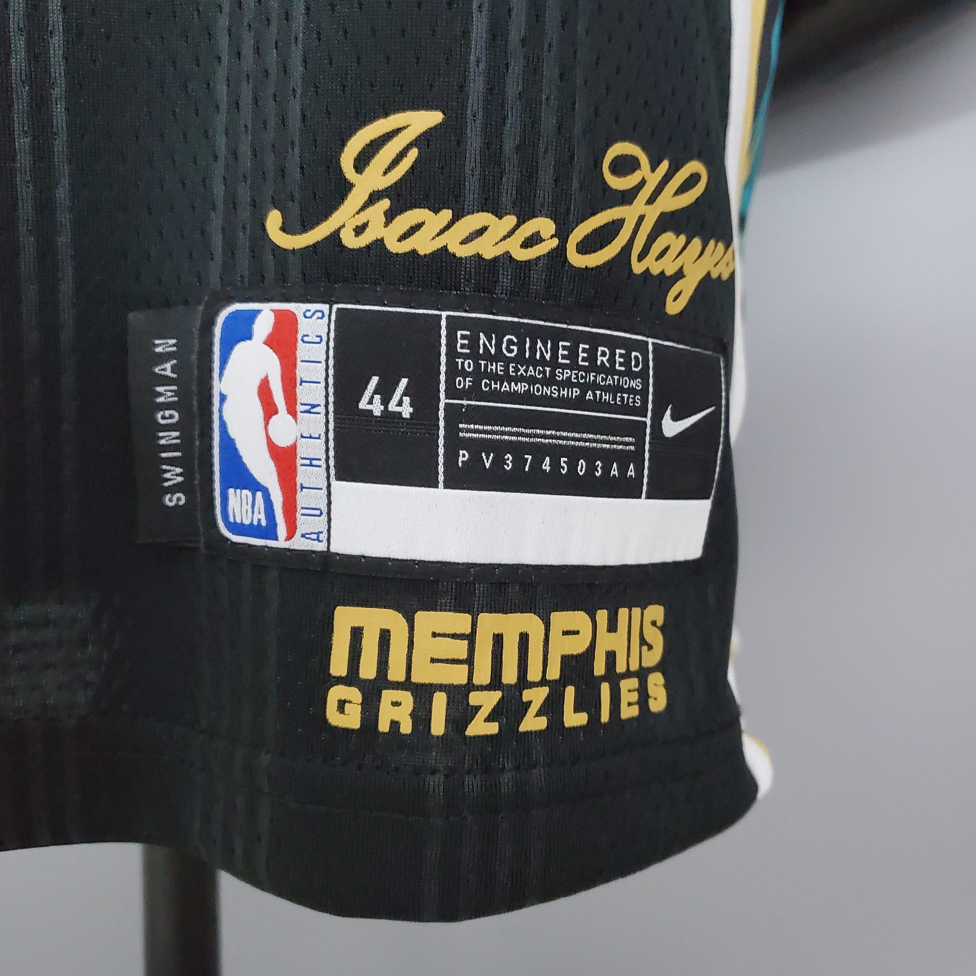 Camiseta NBA Memphis Grizzlies #12 Morant - City Edition Black