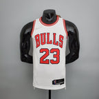 Camiseta NBA Chicago Bulls #23 Jordan - 75° Cumpleaños White