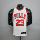 Camiseta NBA Chicago Bulls #23 Jordan - 75° Cumpleaños White