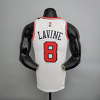Camiseta NBA Chicago Bulls #8 LaVine - 75° Cumpleaños White