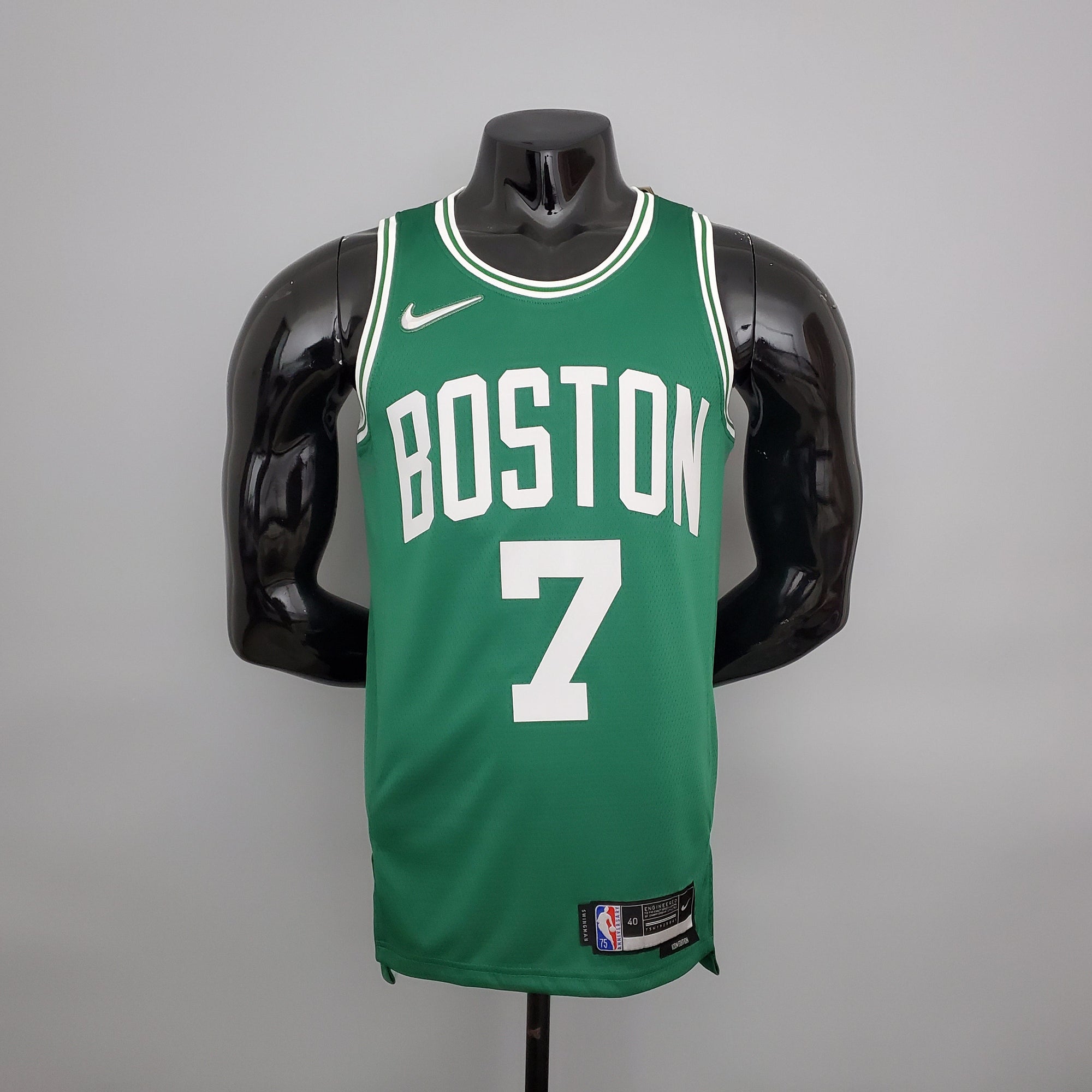 Camiseta NBA Boston Celtics #7 Brown - 75° Cumpleaños Verde