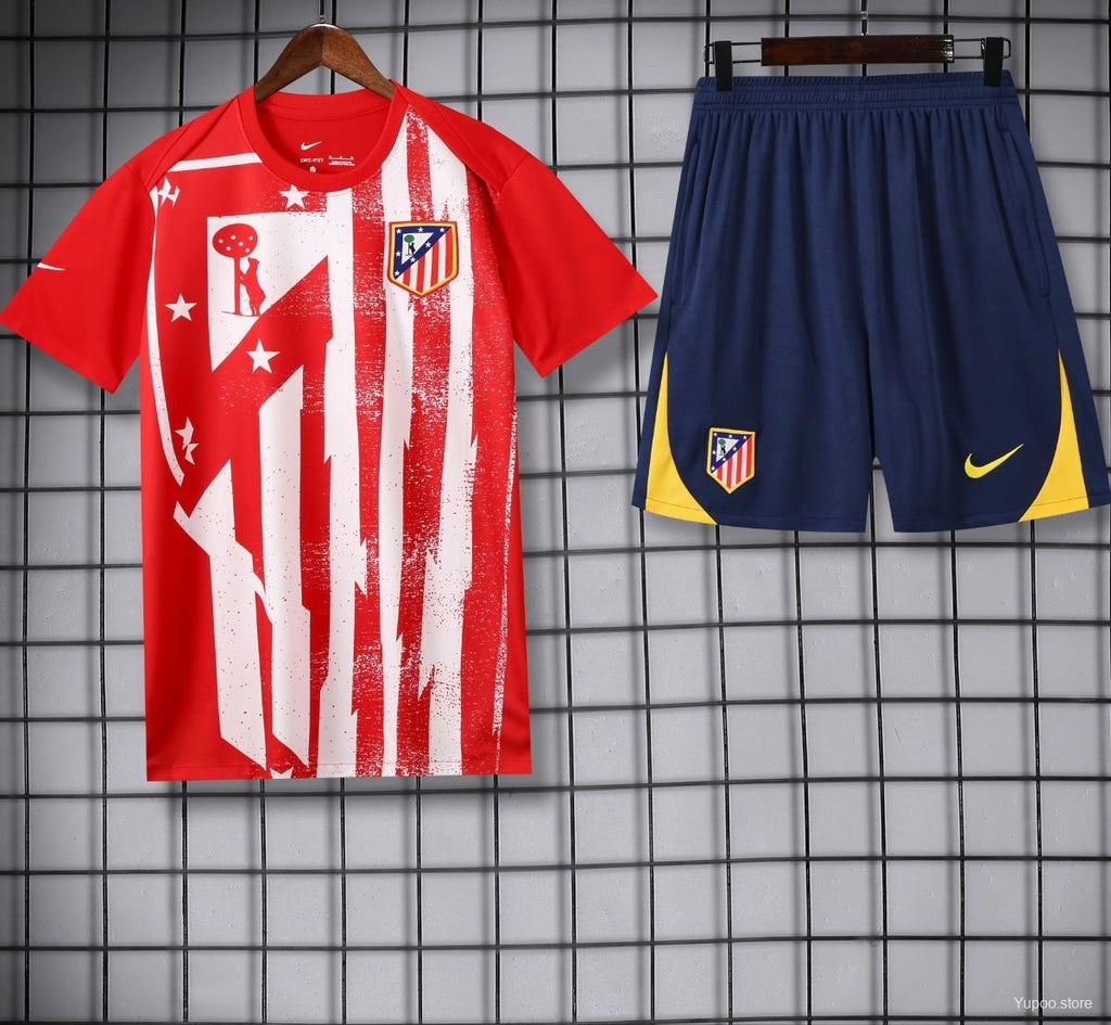 Kit Atlético de Madrid 25/26 Pré-Jogo Casa - (Aficionado)