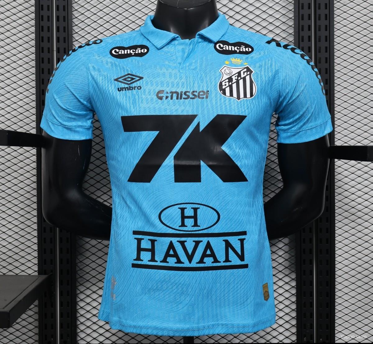 Camiseta Santos 2025 Terceiro (Todos os Patrocinios) - (Jugador)