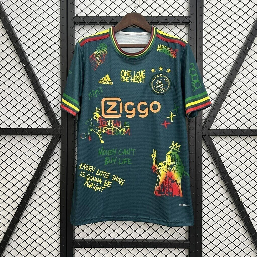 Camiseta Ajax 25/26 Edición Especial (Bob Marley) - (Aficionado)