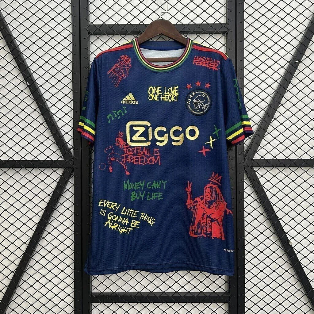 Camiseta Ajax 25/26 Edición Especial (Bob Marley) - (Aficionado)