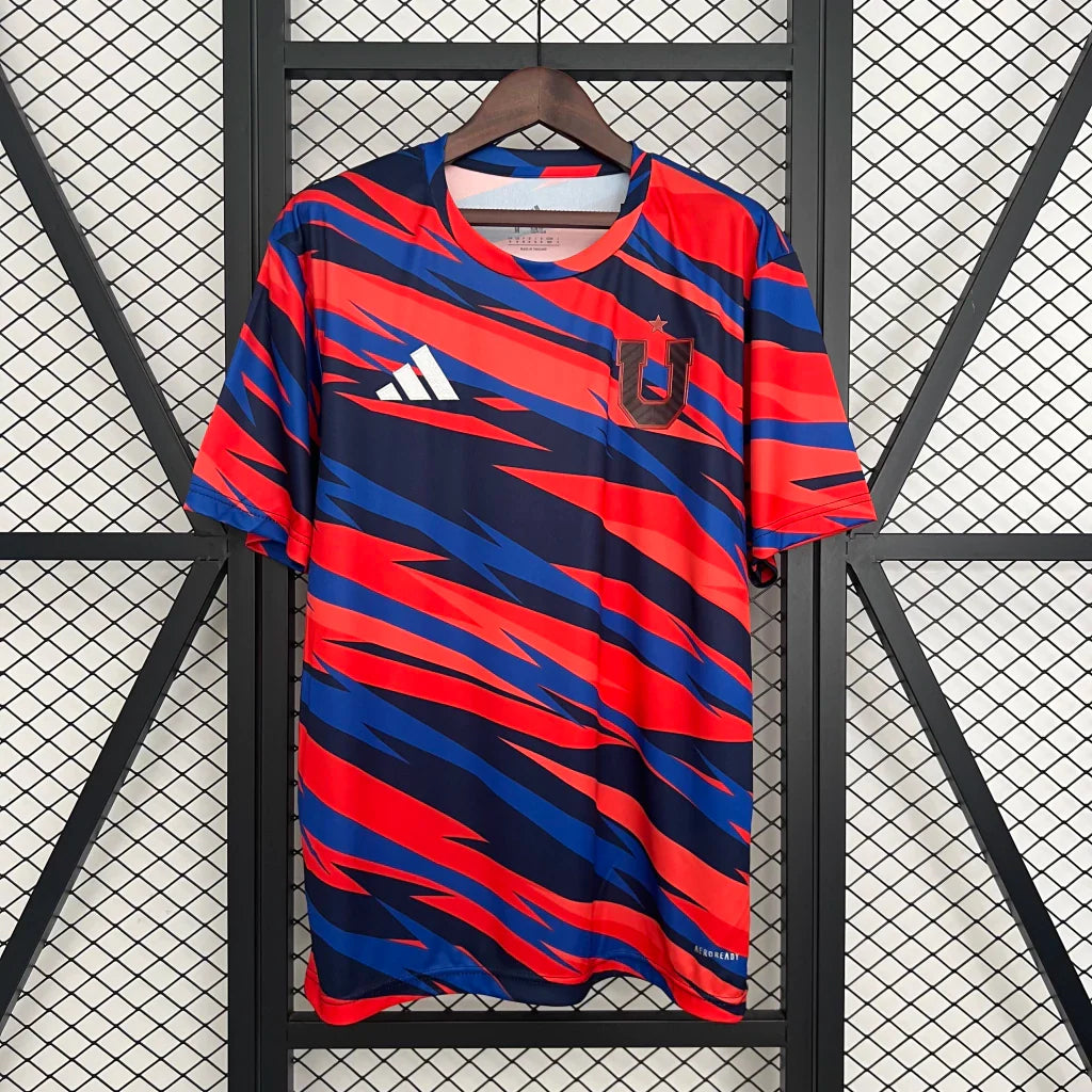 Camiseta Universidad de Chile 2025 Pré-Jogo - (Aficionado)