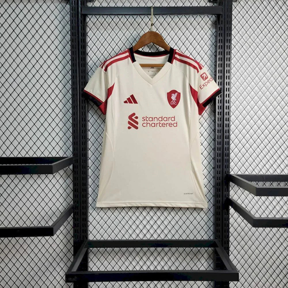 Camiseta Liverpool 25/26 Fora - (Feminina)