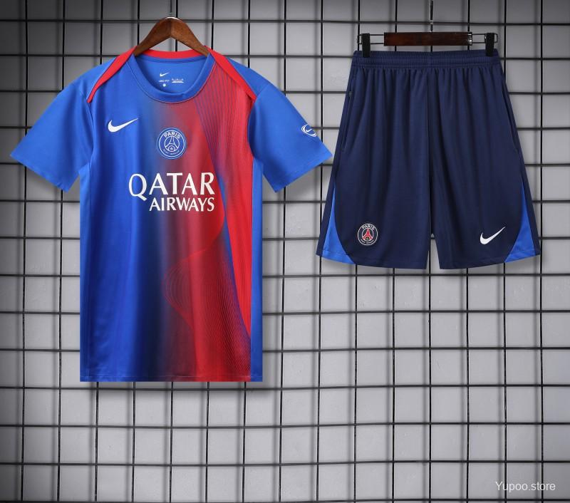 Kit PSG 25/26 Pré-Jogo Terceiro - (Aficionado)