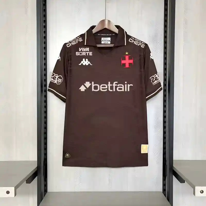 Camiseta Vasco da Gama 2025 Terceiro (Todos os Patrocinios) - (Aficionado)