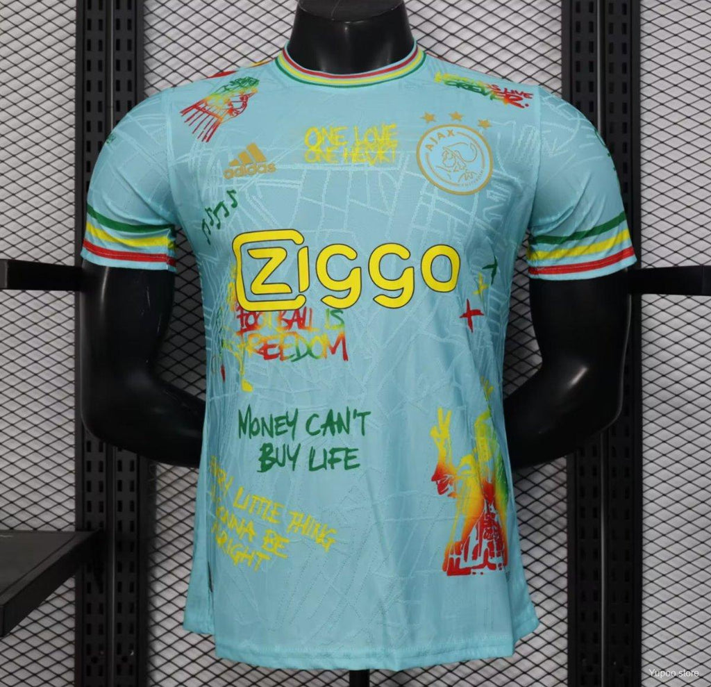 Camiseta Ajax 25/26 Edición Especial (Bob Marley) - (Jugador)