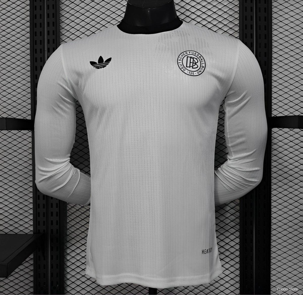 Camiseta Alemanha 2025 Cumpleaños 125 Años (White) - (Jugador) Manga Larga