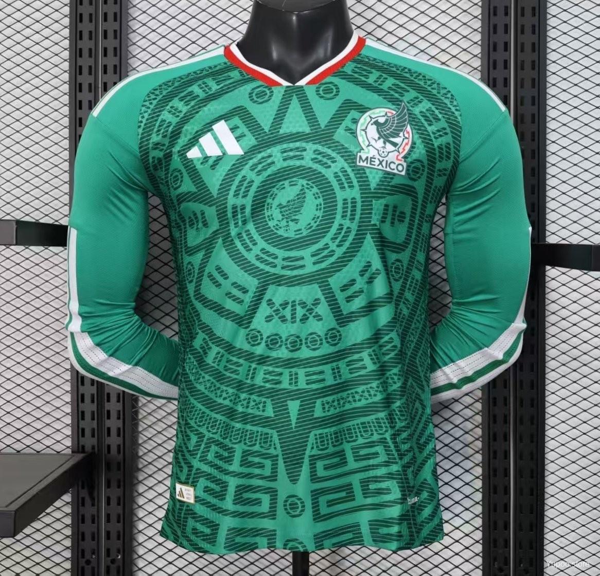Camiseta  México 2026 Casa - (Jugador) Manga Larga