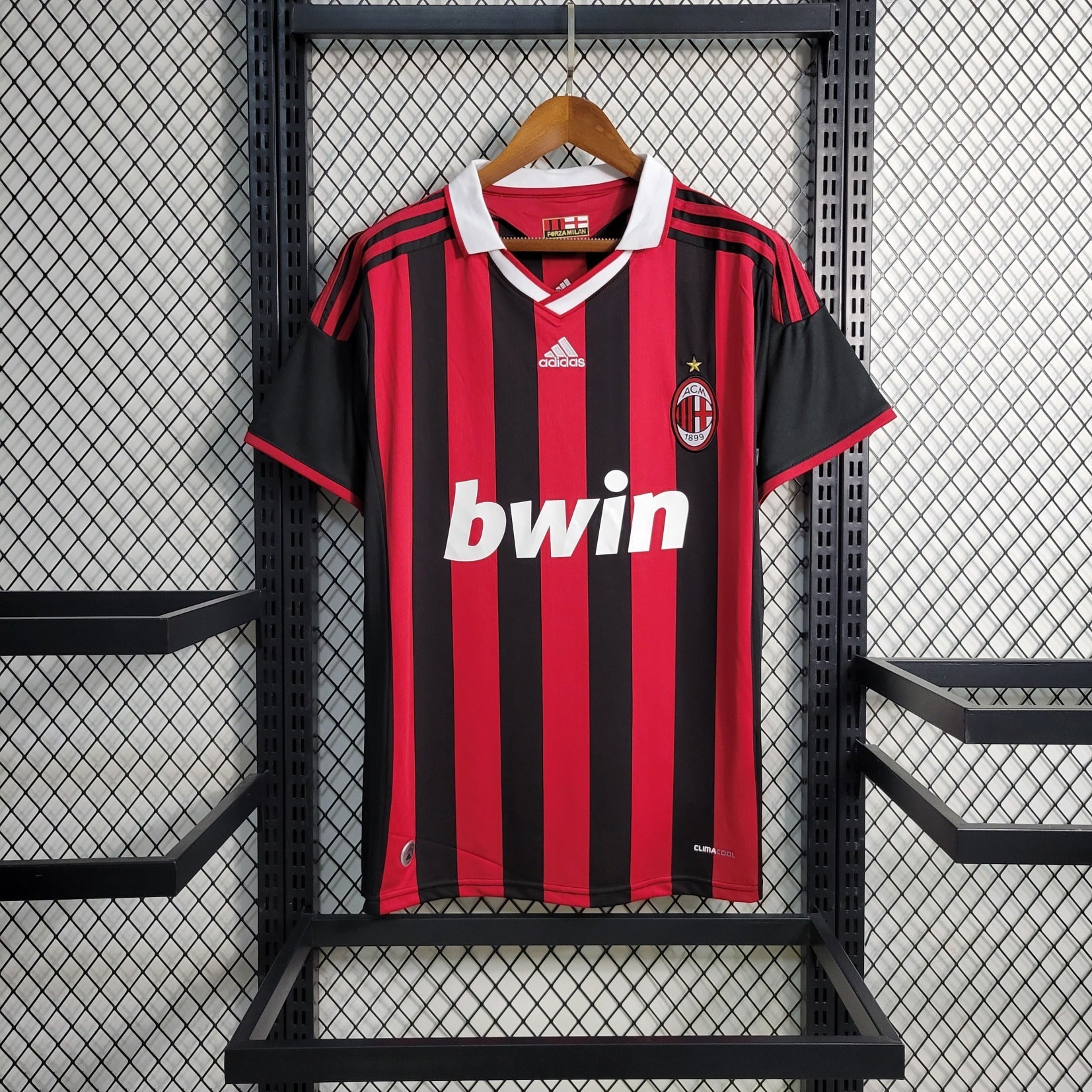 Camiseta Milan 09/10 Casa - (Retro)
