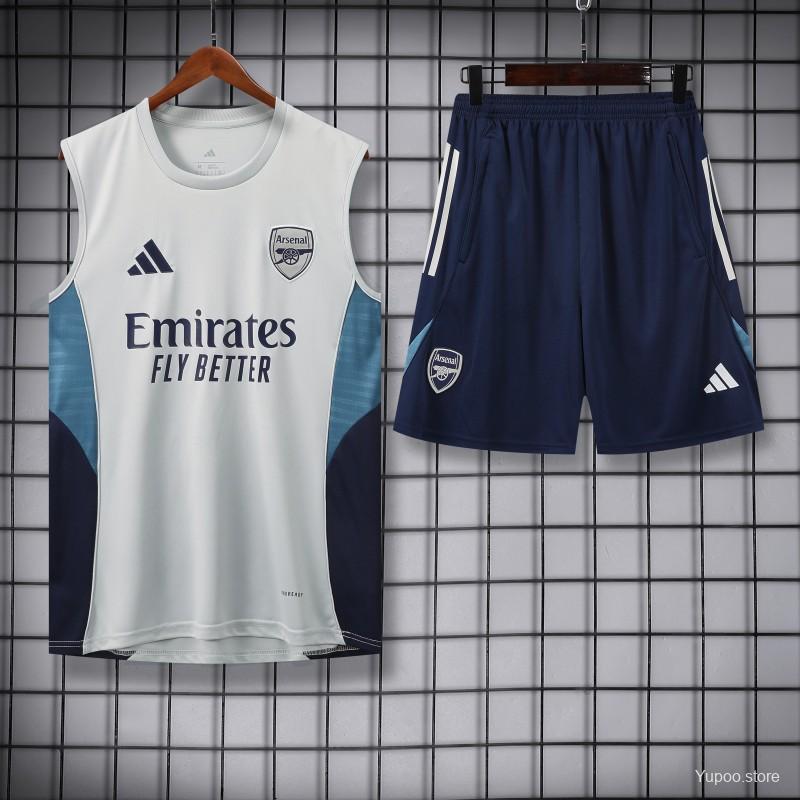 Kit Arsenal 25/26 Treino Staff - (Aficionado) Regata