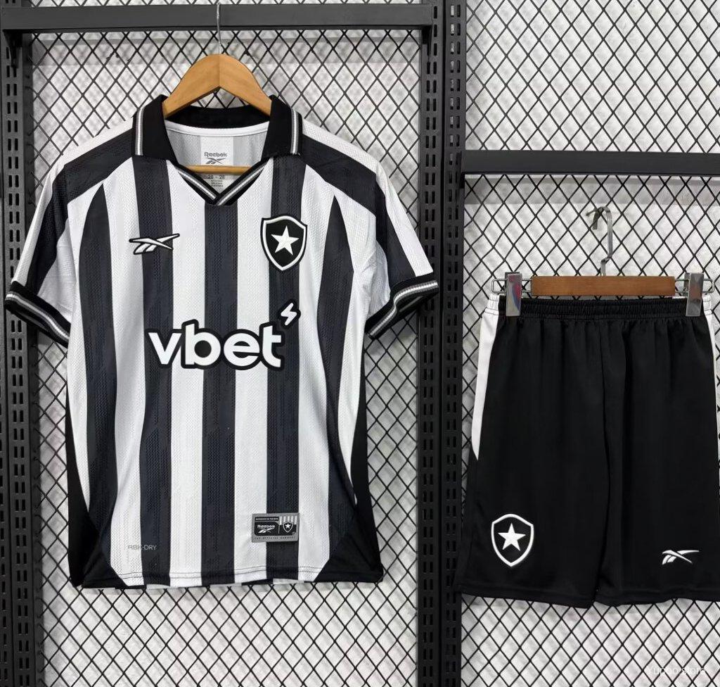Kit Botafogo 2025 Casa (Com Patrocinio) - (Aficionado)