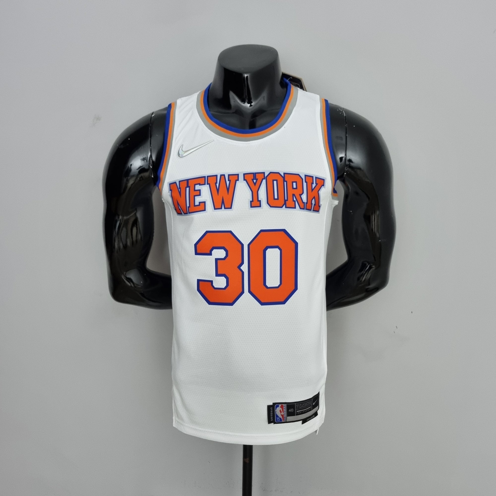 Camiseta NBA NY Knicks #30 Randle - 75° Cumpleaños White