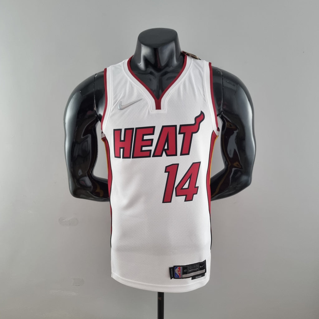 Camiseta NBA Miami Heat #14 Herro- 75° Cumpleaños White