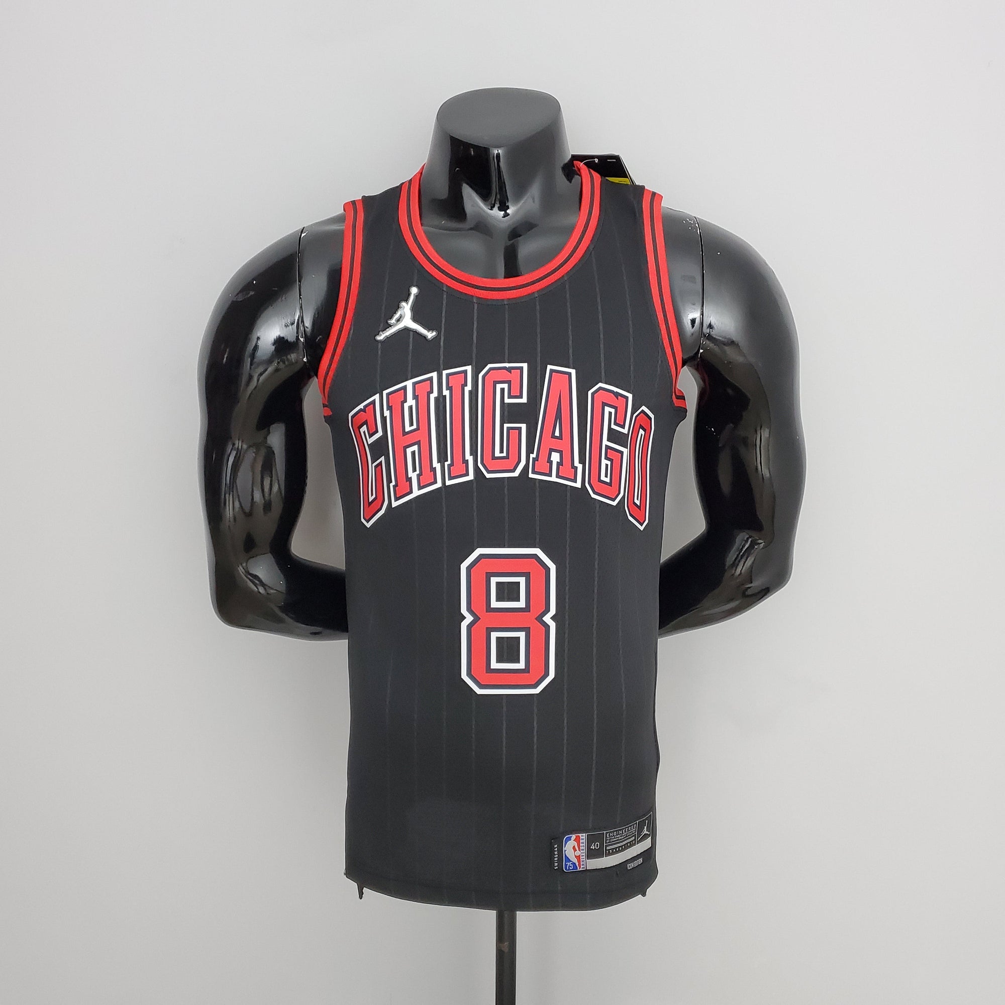 Camiseta NBA Chicago Bulls #8 Lavine - Flyers Black