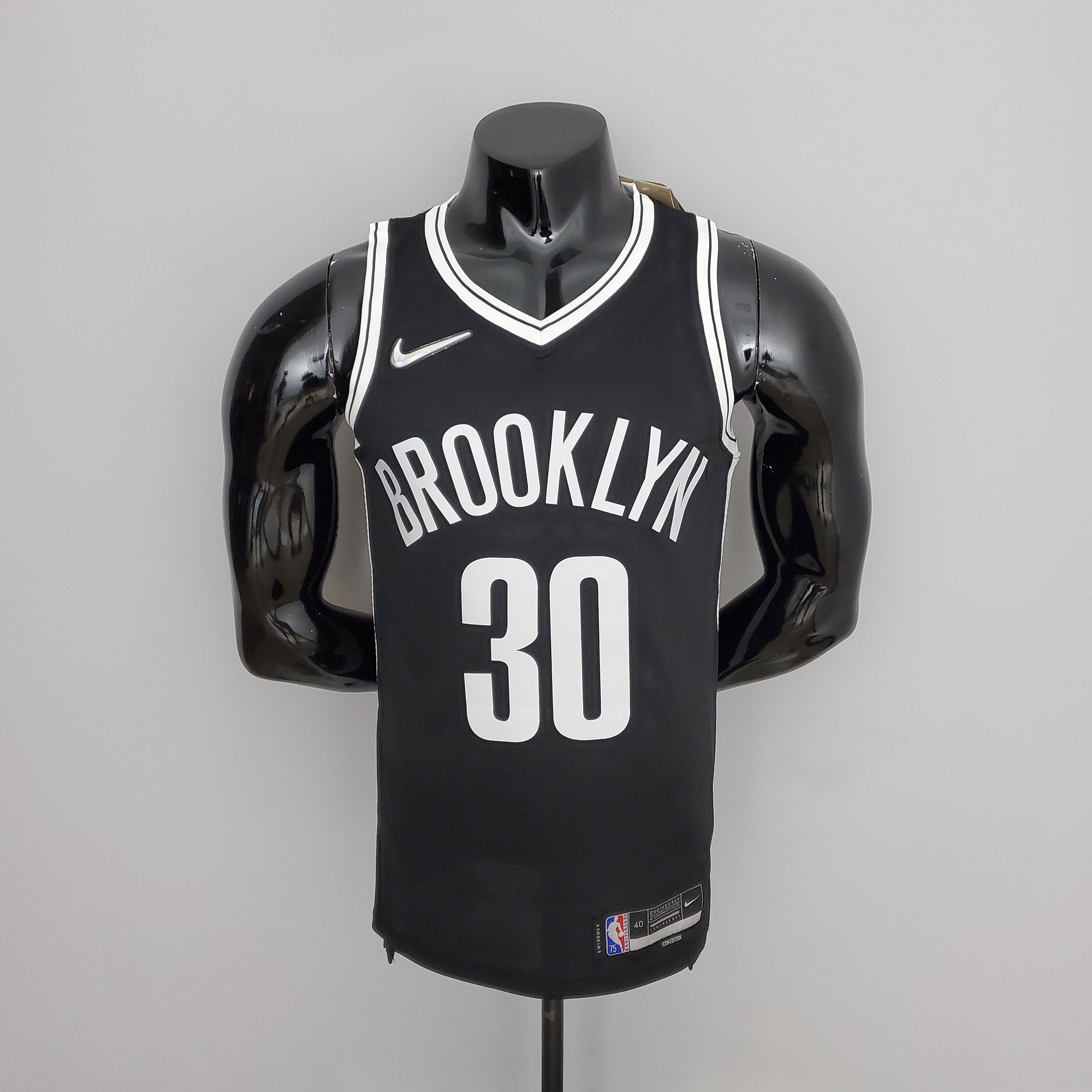 Camiseta NBA Brooklyn Nets #30 Curry - 75º Cumpleaños Black