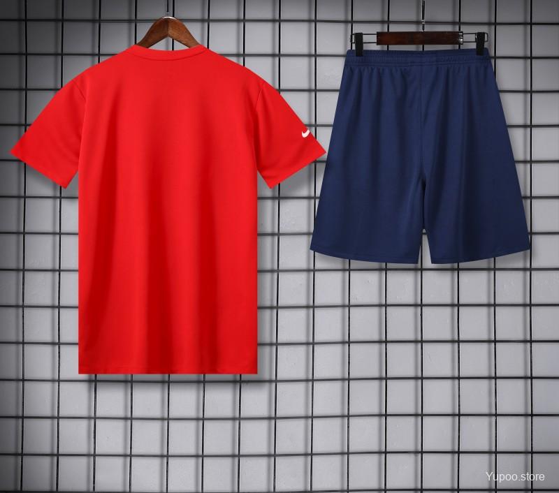 Kit Atlético de Madrid 25/26 Pré-Jogo Casa - (Aficionado)