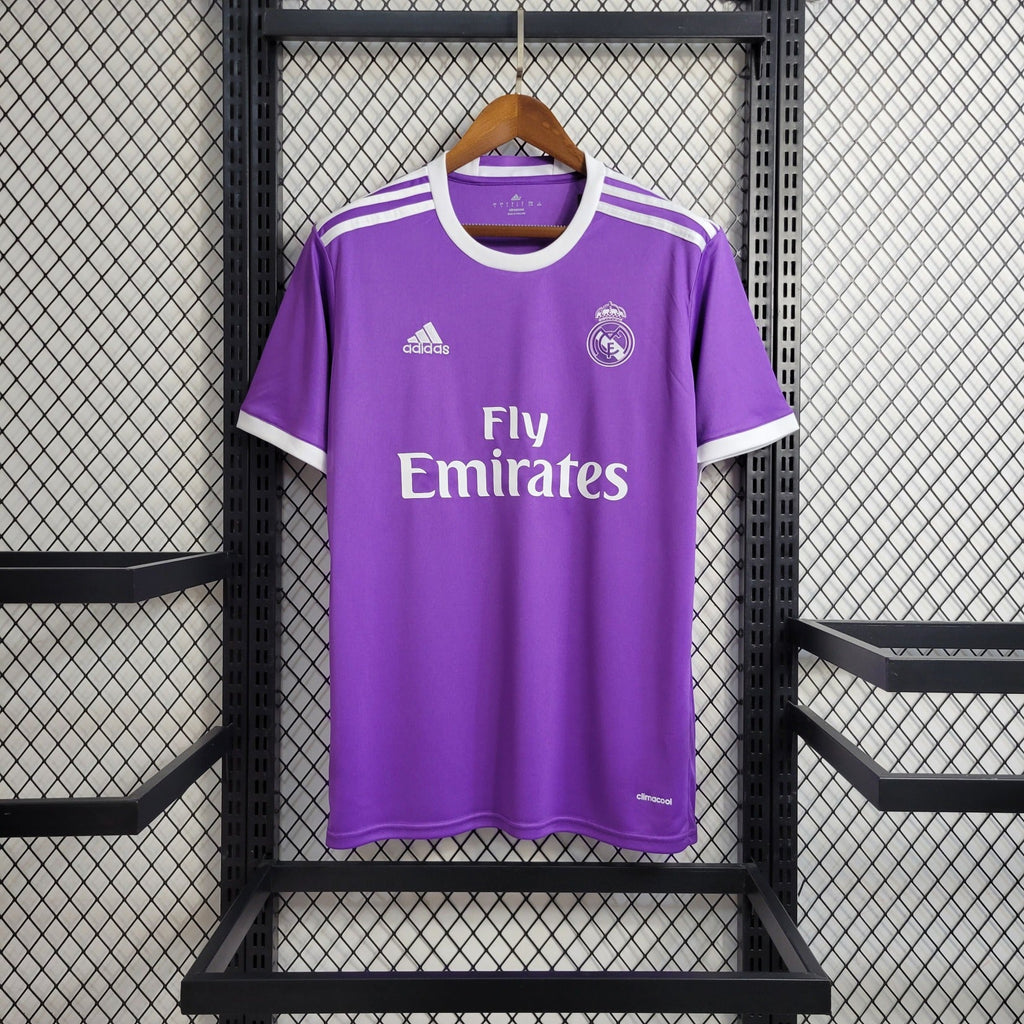 Camiseta Real Madrid 16/17 Fora - (Retro)