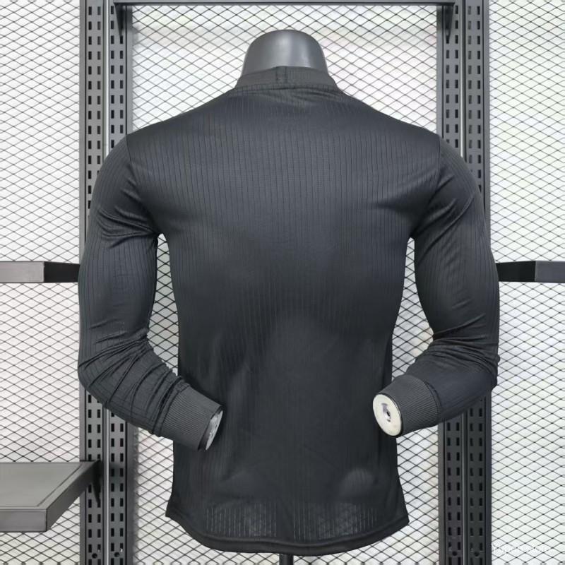 Camiseta Alemanha 2025 Cumpleaños 125 Años (Black) - (Jugador) Manga Larga