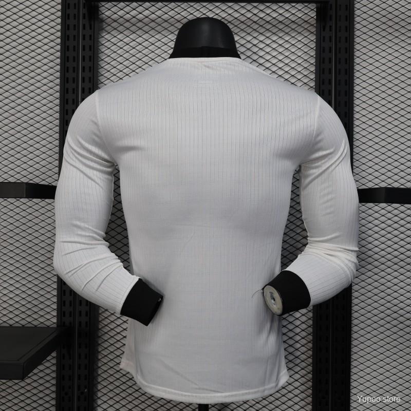 Camiseta Alemanha 2025 Cumpleaños 125 Años (White) - (Jugador) Manga Larga