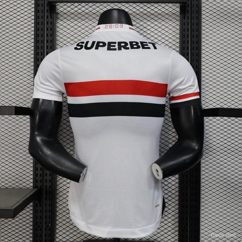 Camiseta São Paulo 2025 Casa - (Jugador)