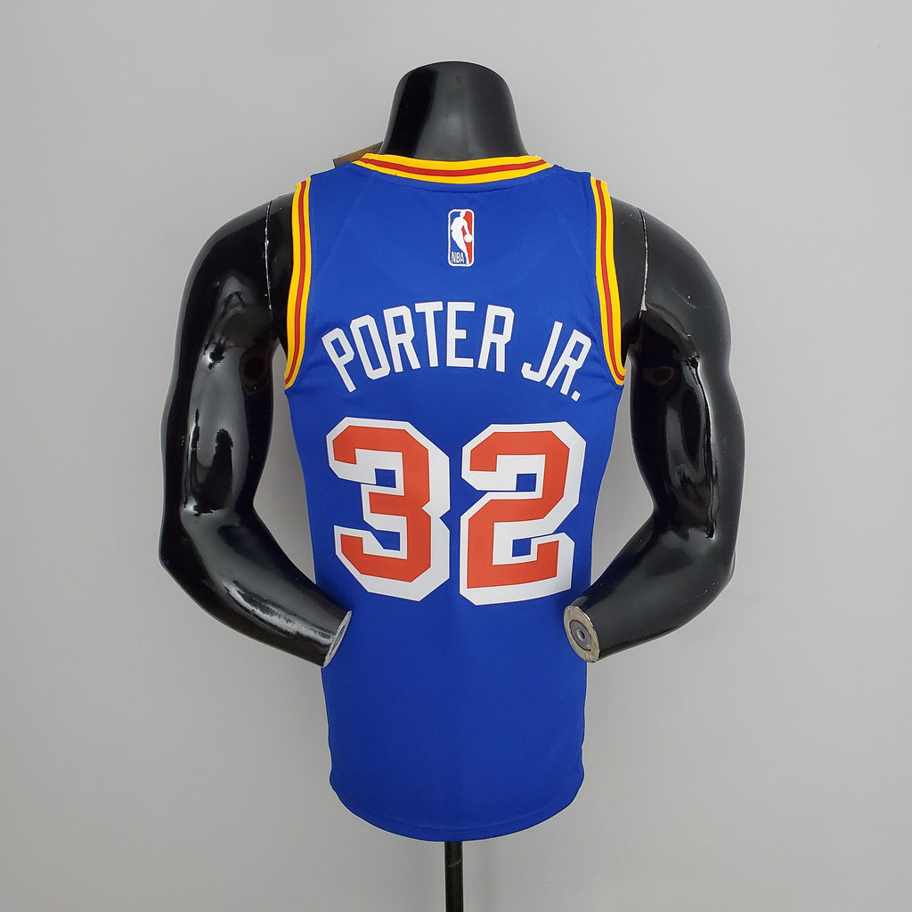 Camiseta NBA Golden State Warriors #32 Porter Jr. - (Retro) Blue