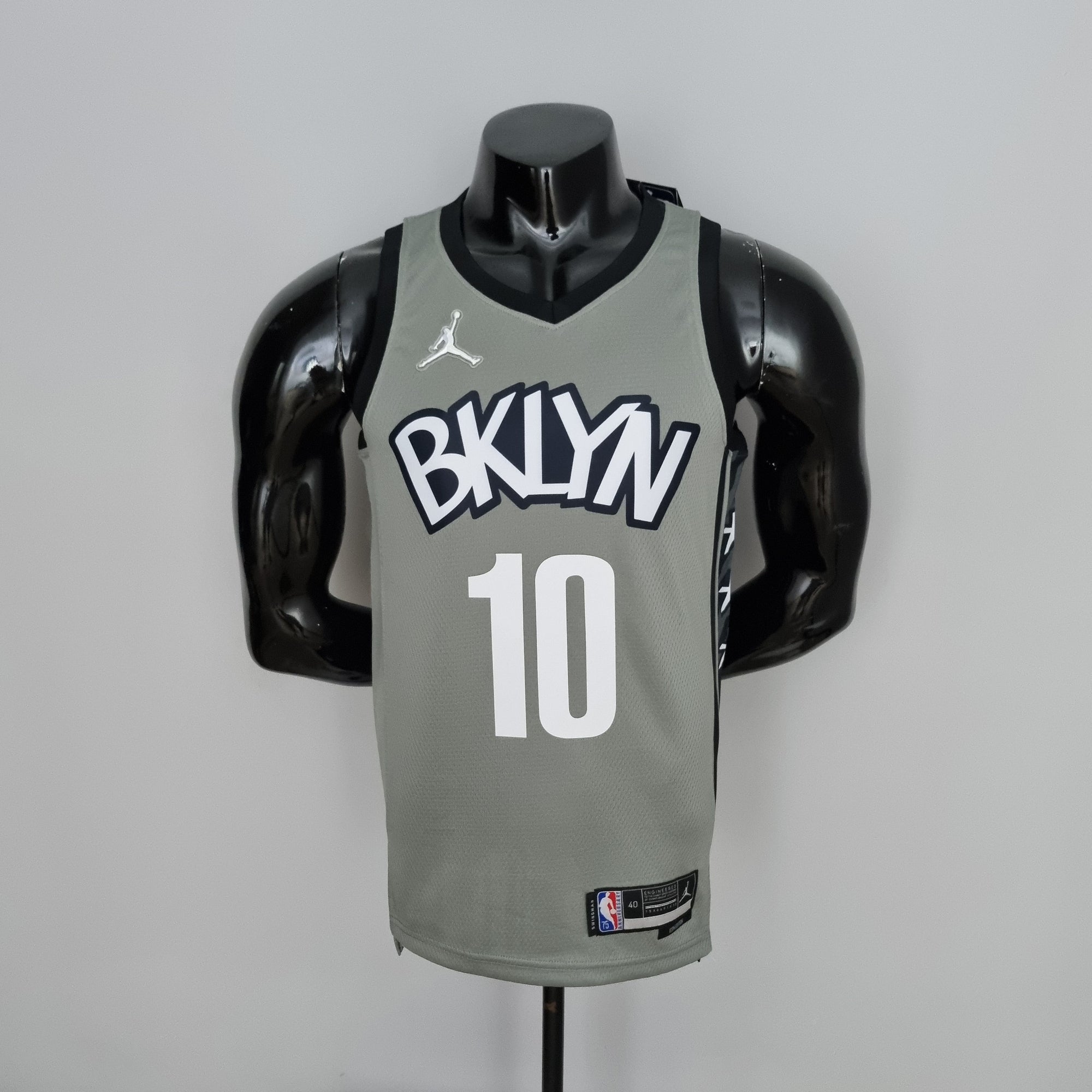 Camiseta NBA Brooklyn Nets #10 Personalizarmons - 75° Cumpleaños
