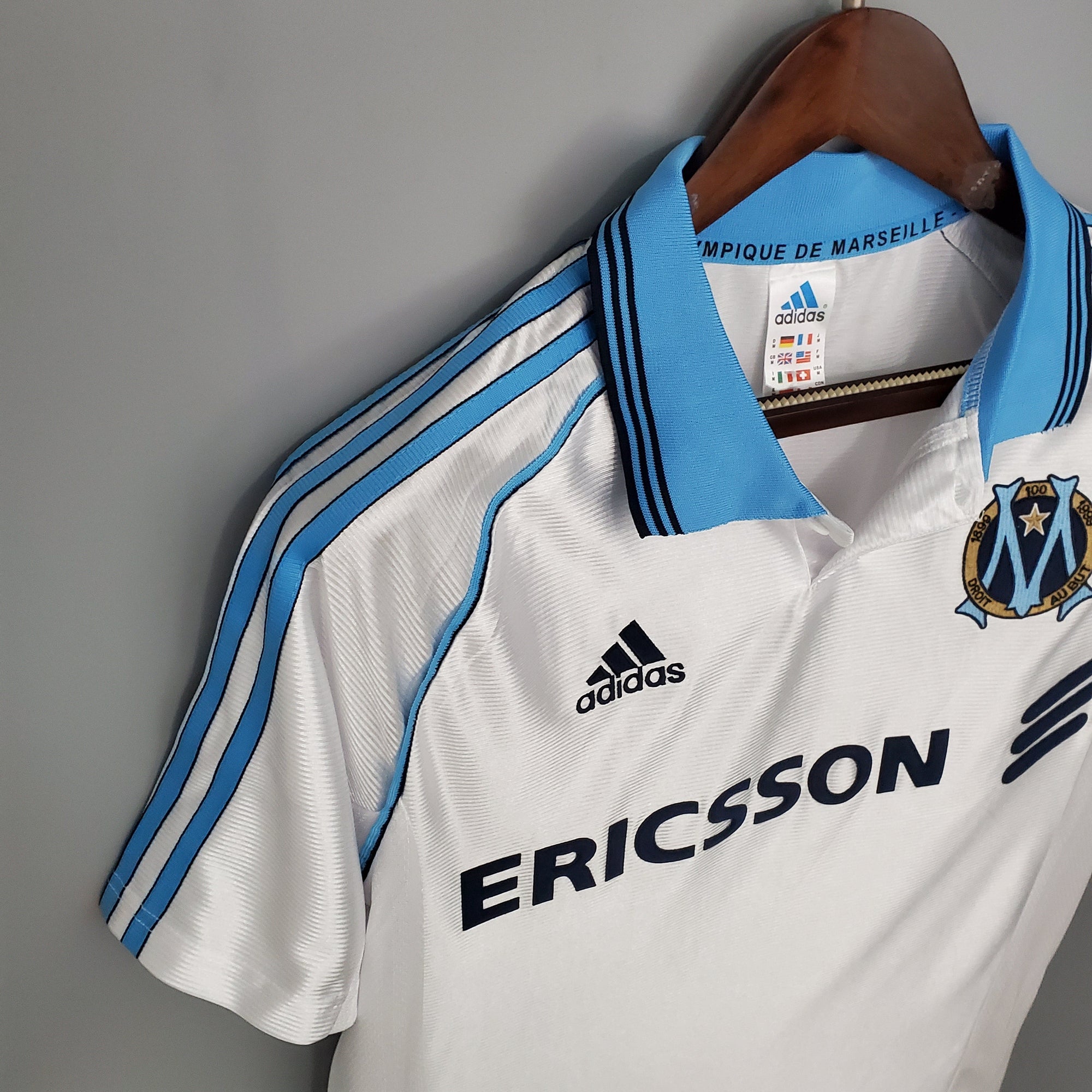 Camiseta Olympique de Marseille Titular 98/99 - Versión (Retro)