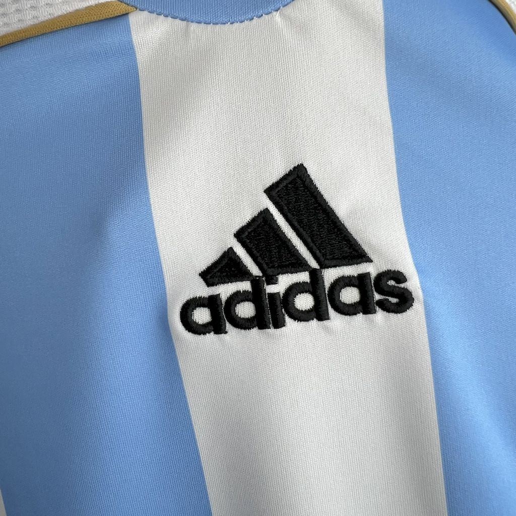 Camiseta Argentina 2006 Casa - (Retro) Manga Larga