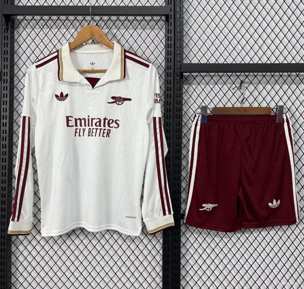 Kit Arsenal 25/26 Terceiro - (Aficionado) Manga Larga