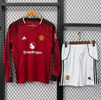 Kit Manchester United 25/26 Casa - (Aficionado) Manga Larga