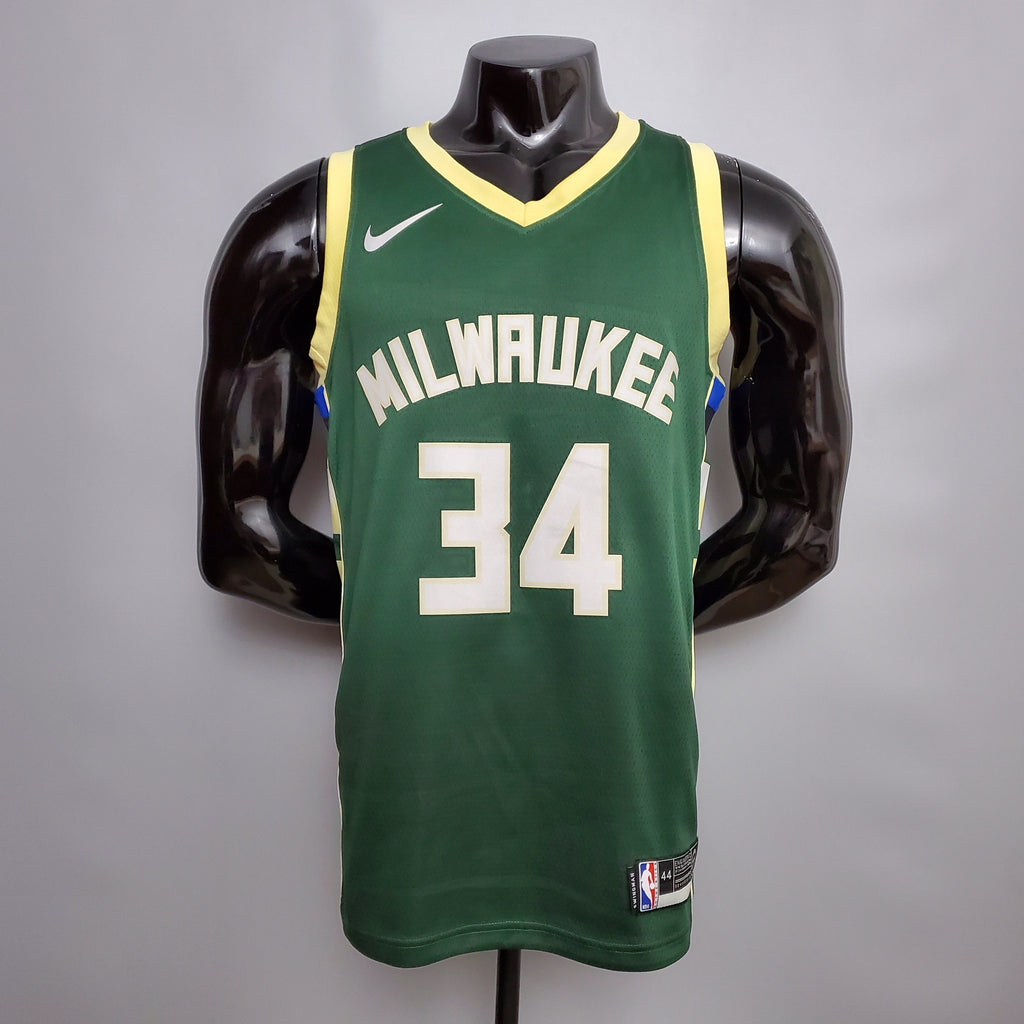 Camiseta NBA Milwalkee Bucks #34 Antetokounmpo - Fruit Green
