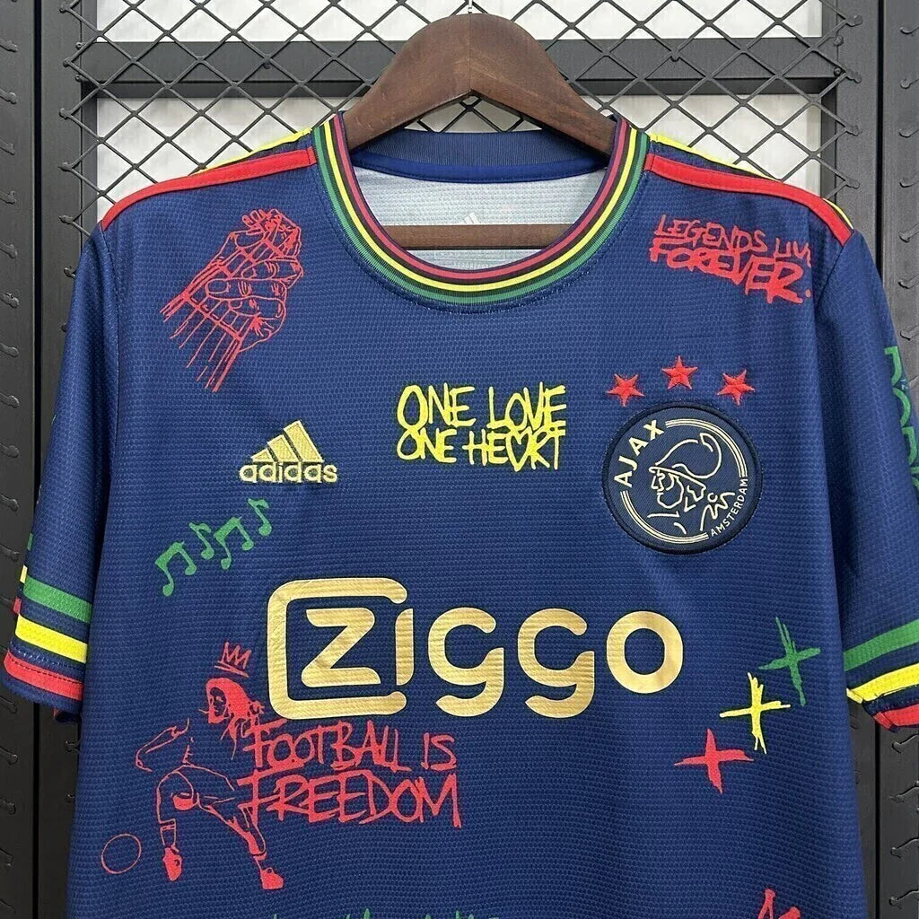 Camiseta Ajax 25/26 Edición Especial (Bob Marley) - (Aficionado)