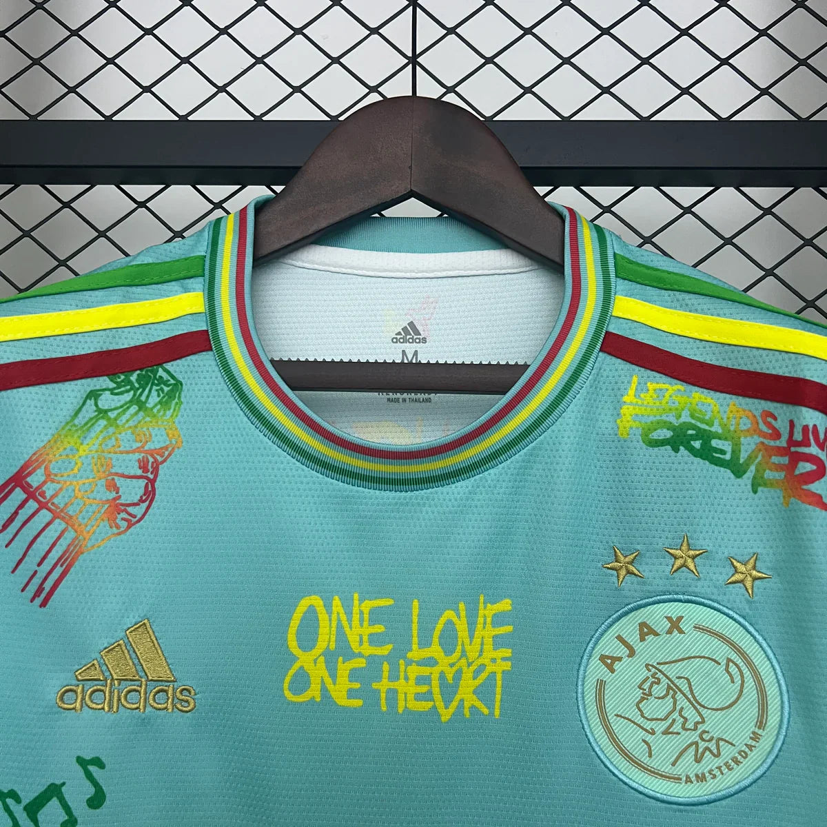 Camiseta Ajax 25/26 Edición Especial (Bob Marley) - (Aficionado)