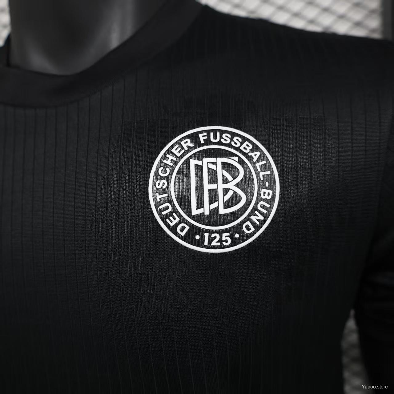 Camiseta Alemanha 2025 Cumpleaños 125 Años (Black) - (Jugador)