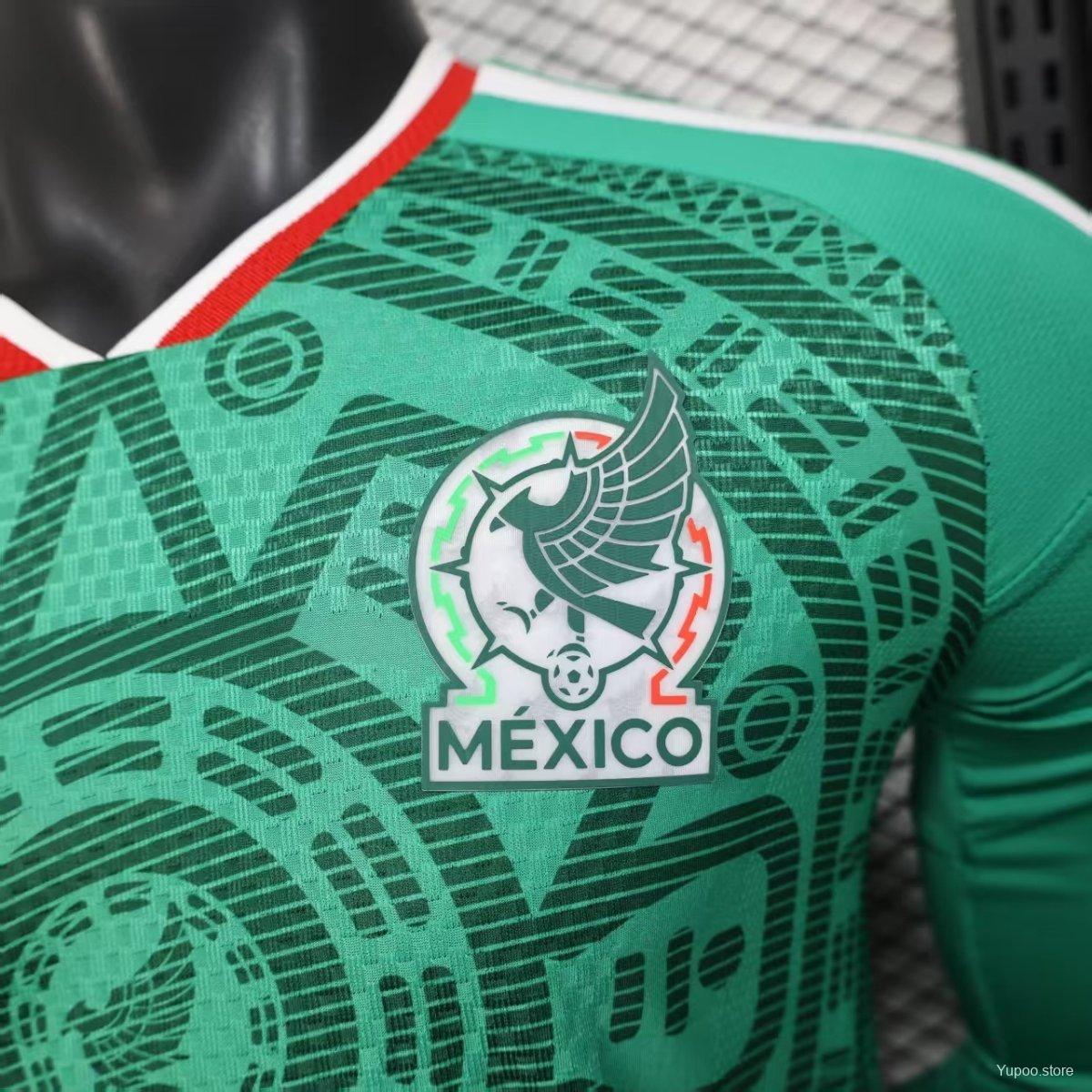 Camiseta  México 2026 Casa - (Jugador) Manga Larga