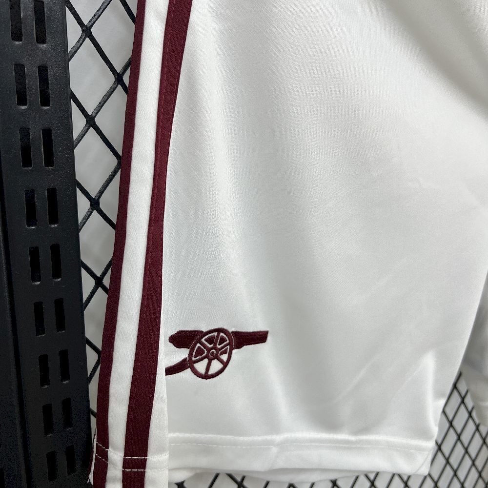 Shorts Arsenal 25/26 Terceiro (White) - (Aficionado)