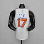 Camiseta NBA NY Knicks #17 Lin - 75° Cumpleaños White